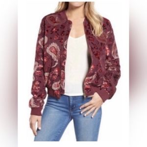 NWOT Anthropologie KAS Designs Women's Lightweight Bomber Jacket M